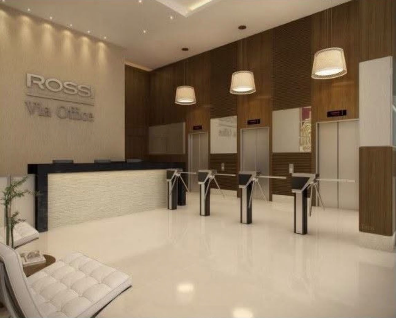 Lobby Edifício Rossi Via Office — Bem Estar Home Care